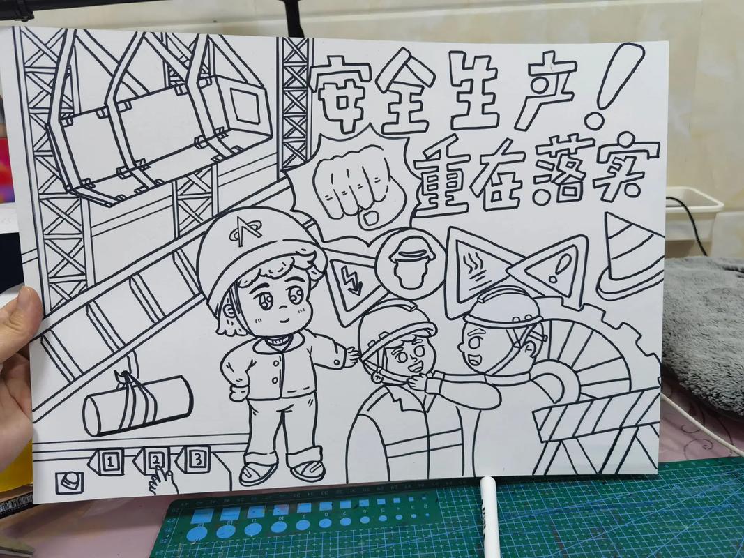 安全生产,特种设备安全.原创绘画.需要电子版v.需要图色